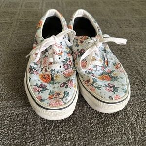 Vans Era Floral Canvas Lace Up Sneaker